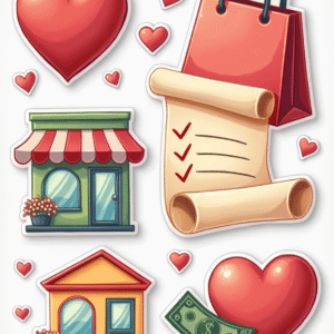 Shopping & Retail Icons - Sticker Sheet v20